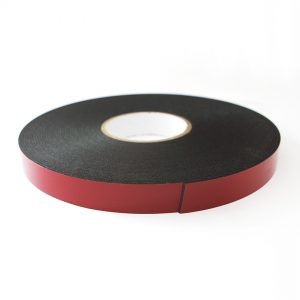 SKmax DOUBLE SIDED PE FOAM TAPE    1"X18YD, BLACK MOUNTING TAPE, 2mm THICKNESS