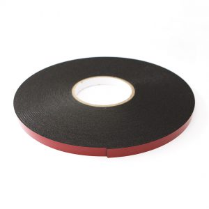 SKmax DOUBLE SIDED PE FOAM TAPE 1/2"X36YD, BLACK MOUNTING TAPE