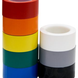 Alternative view of VINYL FLOOR SAFETY MARKING TAPE, 2" x 36 YDS, 6MIL, PVC, BLACK COLOR (6 Rolls)