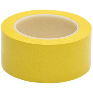 VINYL FLOOR SAFETY MARKING TAPE, 2" x 36 YDS, 6MIL, PVC, YELLOW COLOR (6 Rolls)