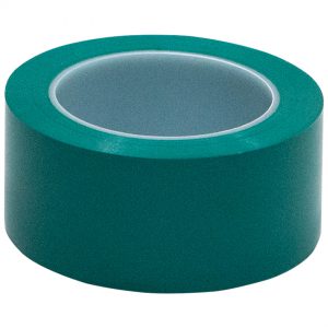 VINYL FLOOR SAFETY MARKING TAPE, 2" x 36 YDS, 6MIL, PVC, GREEN COLOR (6 Rolls)