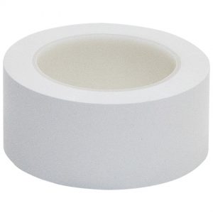 VINYL FLOOR SAFETY MARKING TAPE, 2" x 36 YDS, 6MIL, PVC, WHITE COLOR (6 Rolls)