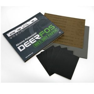 Alternative view of SAND PAPER, DEERFOS WET & DRY, 9" X 11" SHEET, GRIT  320, (100EA/CASE)
