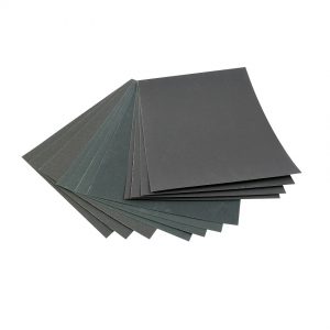 SAND PAPER, DEERFOS WET & DRY, 9" X 11" SHEET, GRIT  320, (100EA/CASE)