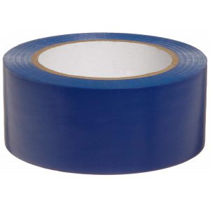 VINYL FLOOR SAFETY MARKING TAPE, 2" x 36 YDS, 6MIL, PVC, DARK BLUE COLOR (6 Rolls)
