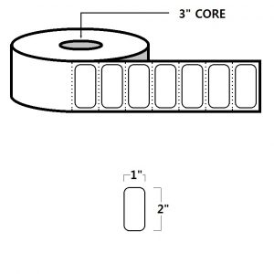 DIRECT THERMAL LABELS - 2" X 1", WHITE