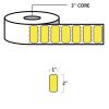 DIRECT THERMAL LABELS - 2" X 1", YELLOW (PMS101)