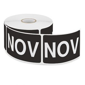 MONTHLY LABEL 2" X 3", 'NOV'