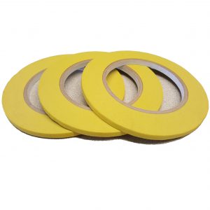 SKmax FINE LINE YELLOW MASKING TAPE 1/4" BY 60 YDS 3ROLLS