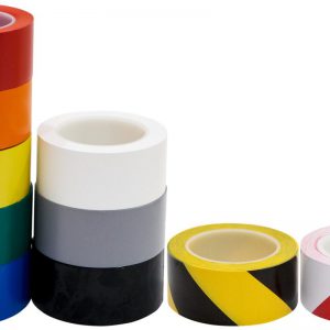 Alternative view of VINYL FLOOR SAFETY MARKING TAPE, 4" x 36 YDS, 6MIL, PVC, WHITE COLOR (2 Rolls)