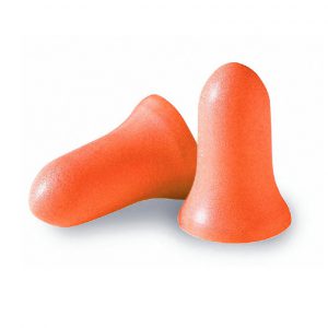 EARPLUG, DISPOSABLE UNCORDED FOAM, BELL SHAPE