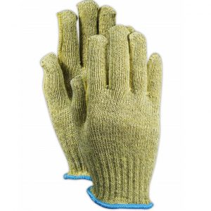 WORKING GLOVES, CUT RESISTANT LEVEL 5 SAFETY GLOVES, YELLOW XXL SIZE