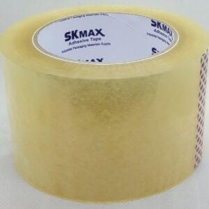 SKmax CARTON SEALING TAPE 3"X110yds, CLEAR (24ROLLS)