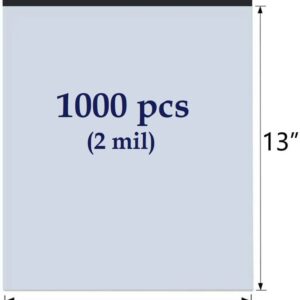 SKmax 2 MIL POLY MAILERS SHIPPING BAGS 10"x13" CASE (1000PCS)