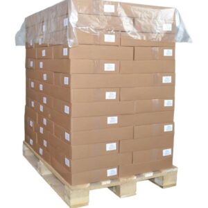 SKmax POLY SHEETING, 36"X72", 1MIL, CLEAR, CENTER FOLD, OPEN TO 72"X72", 200PCS/ROLL